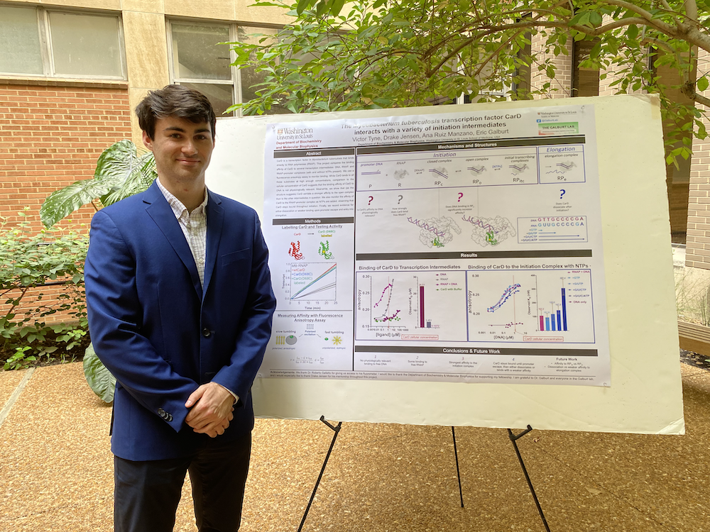 Victor presented his summer research.